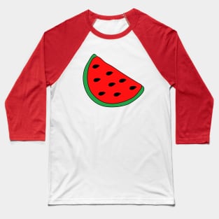 Watermelon. Sweet food. It is flying. Exotic. A restaurant. Beach. Recreation. Enjoyment. Temptation. Baseball T-Shirt